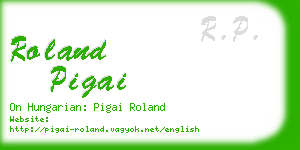 roland pigai business card